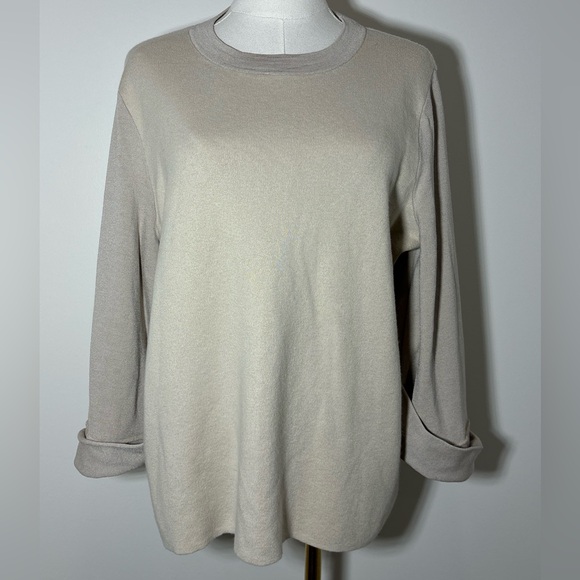 COS Sweaters - COS Long Sleeve Shirt  Beige